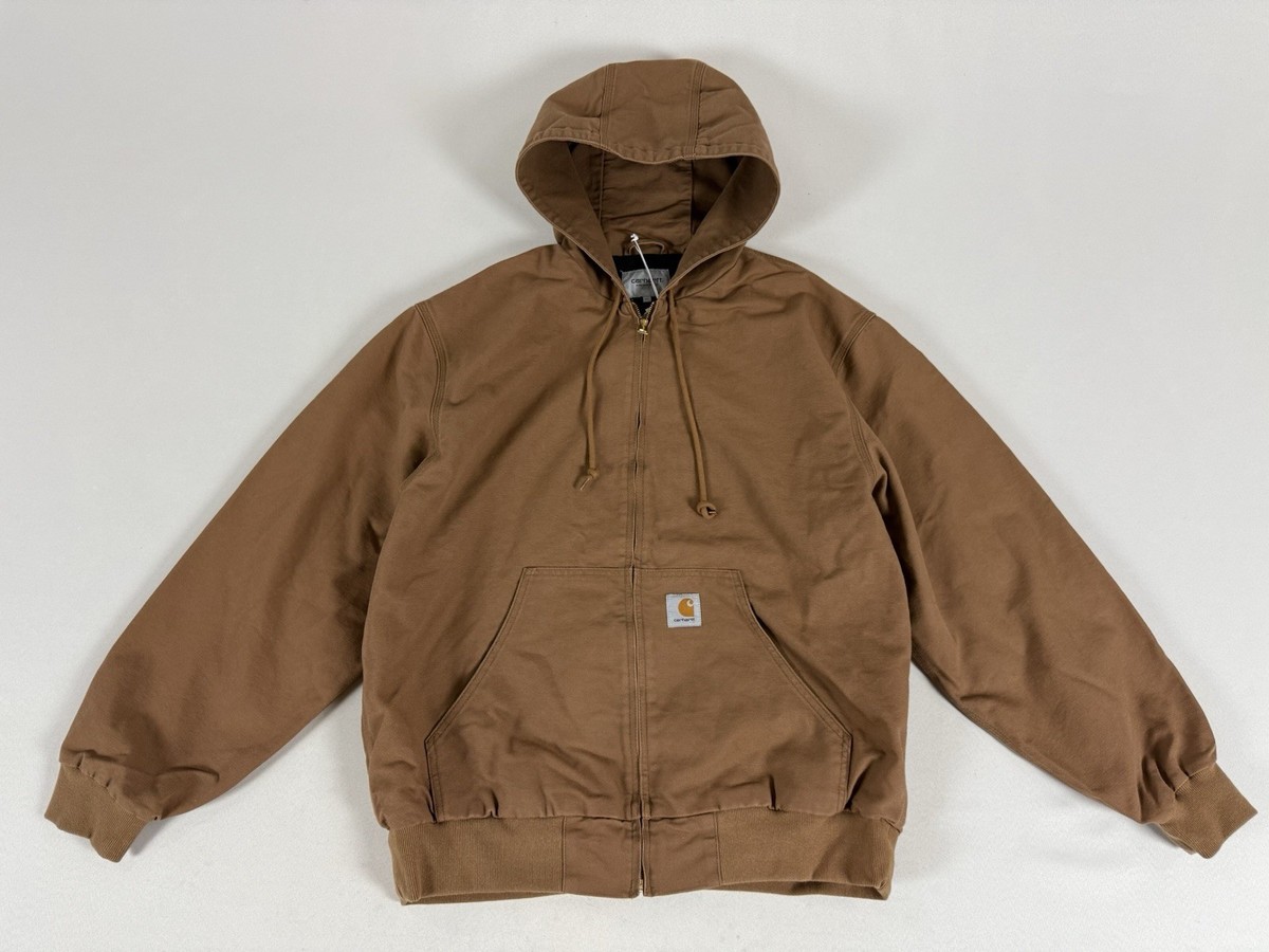CARHARTT WIP OG ACTIVE JACKET HAMILTON BROWN RINSED XL NWT | eBay