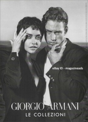 GIORGIO ARMANI 1-Page PRINT AD 1996 LORENA GIAQUINTO Ikonen PETER