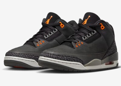 Nike Air Jordan Retro 3 AJ3 Fear Pack Grey Orange Black CT8532 080