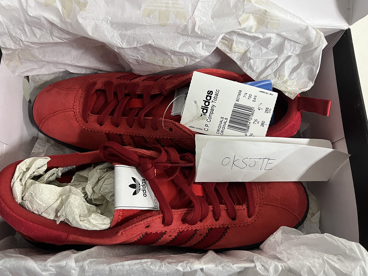 C.P. Company x adidas Tobacco Red/us 8 | eBay