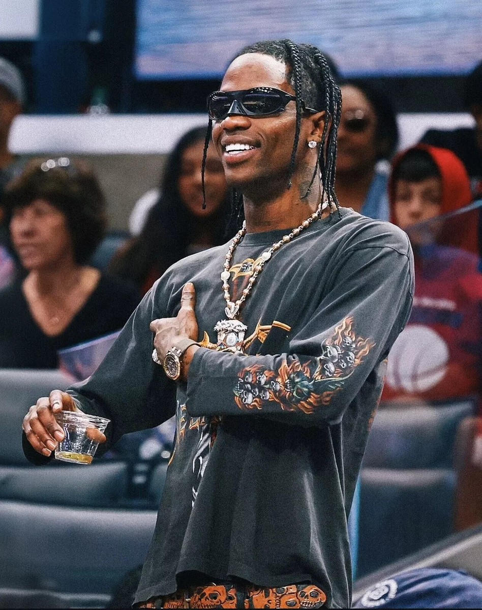 Oakley PLANTARIS Matte Blk PRIZM Grey TRAVIS SCOTT Nose Piece USA