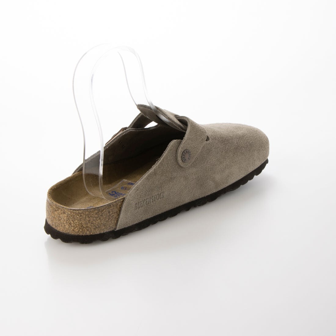 Birkenstock Boston Taupe Suede Women Clogs New w/Box Regular Fit