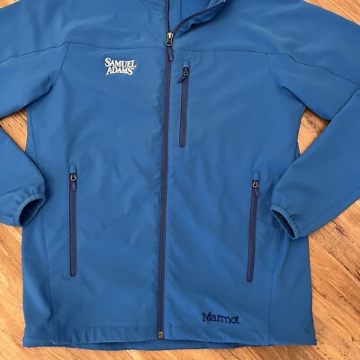 Men's Marmot Outdoor Samuel Adams M3 Full Zip Soft Shell Jacket Sz