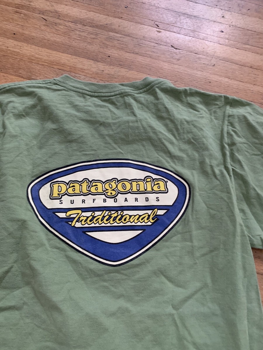 VTG 90s Patagonia Beneficial T's Tee Shirt Long sleeve Mens S