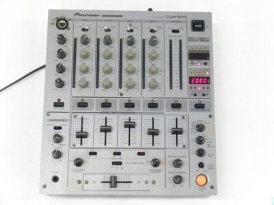 Pioneer DJM-600 DJ Professional Mixer Silver Auto BPM Counter
