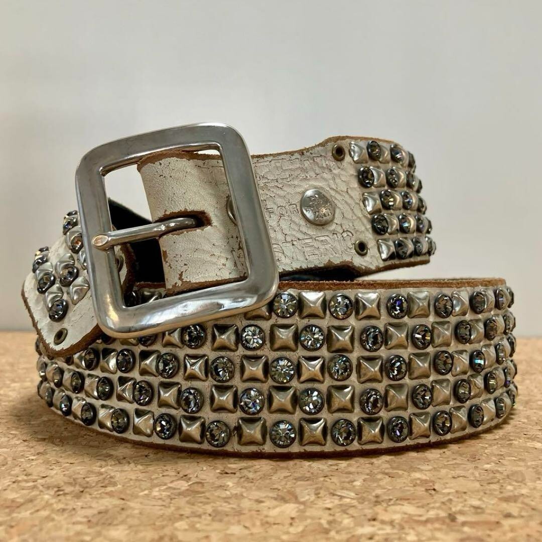 Hysteric Glamour Balthazar Swarovski Studded Belt Size S Men Rare
