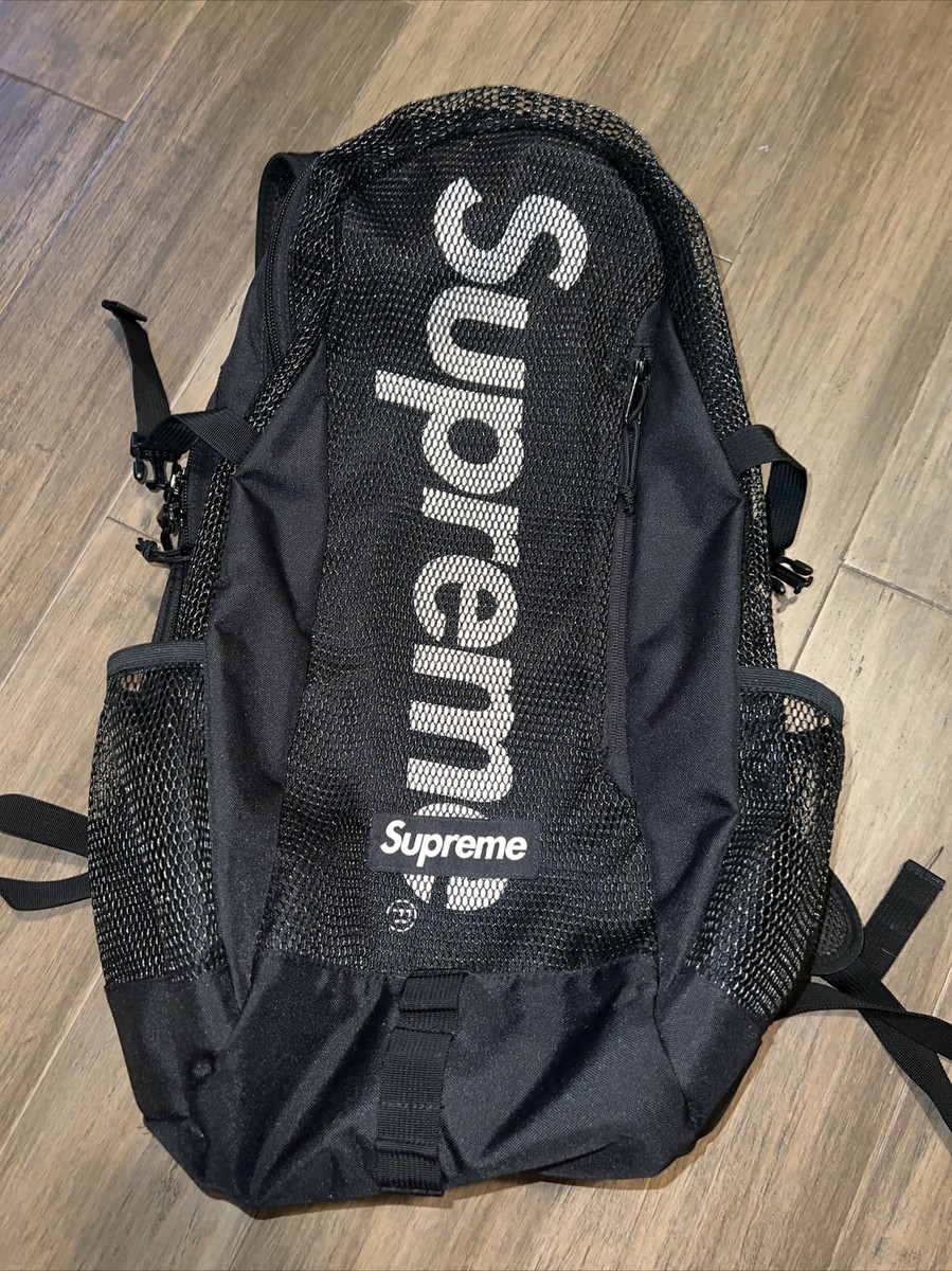 Supreme Backpack (SS20) Black 3m Lightly Used Read Description | eBay