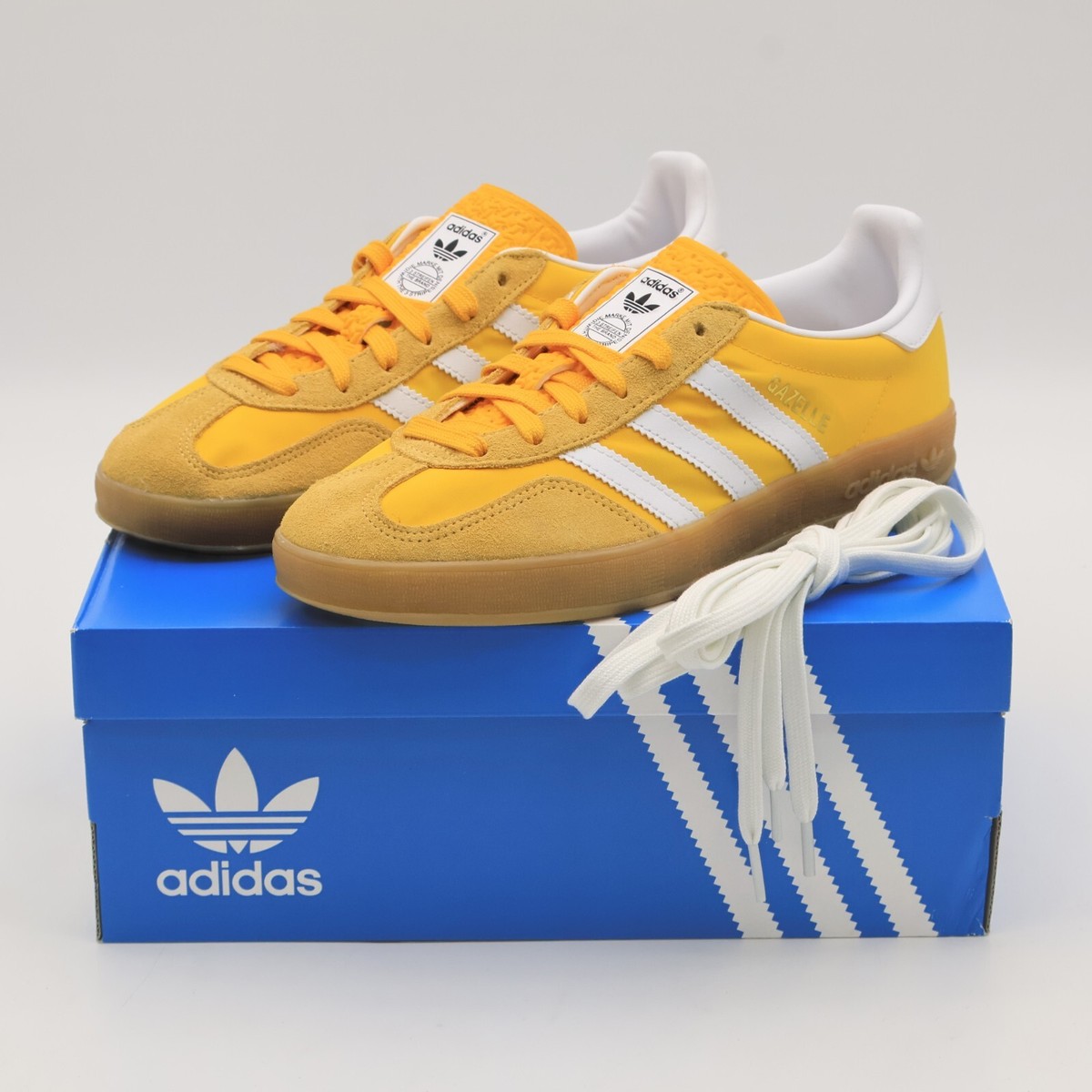 IE6606 adidas Originals Gazelle Indoor Crew Yellow Cloud White