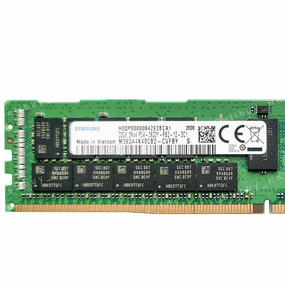 Samsung DDR4 32GB ECC REG RAM 2Rx4 Server Memory PC4-2933Y-RB2-12
