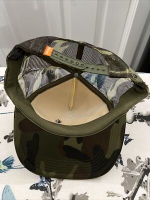 Stussy Camo Mesh Trucker Cap Hat Adjustable | eBay