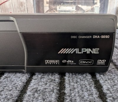 Alpine DHA-S690 6 Disc DVD CD Changer Ai-NET Car Audio with Remote