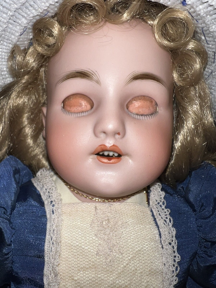 アンティーク風ドール ビスクドール 刻印あり アンティーク風ドール