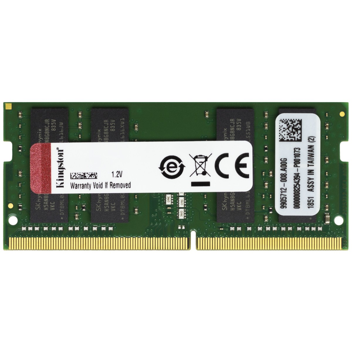 Kingston 16GB DDR4 2400 PC4-19200 SODIMM 260-Pin 2Rx8 Laptop