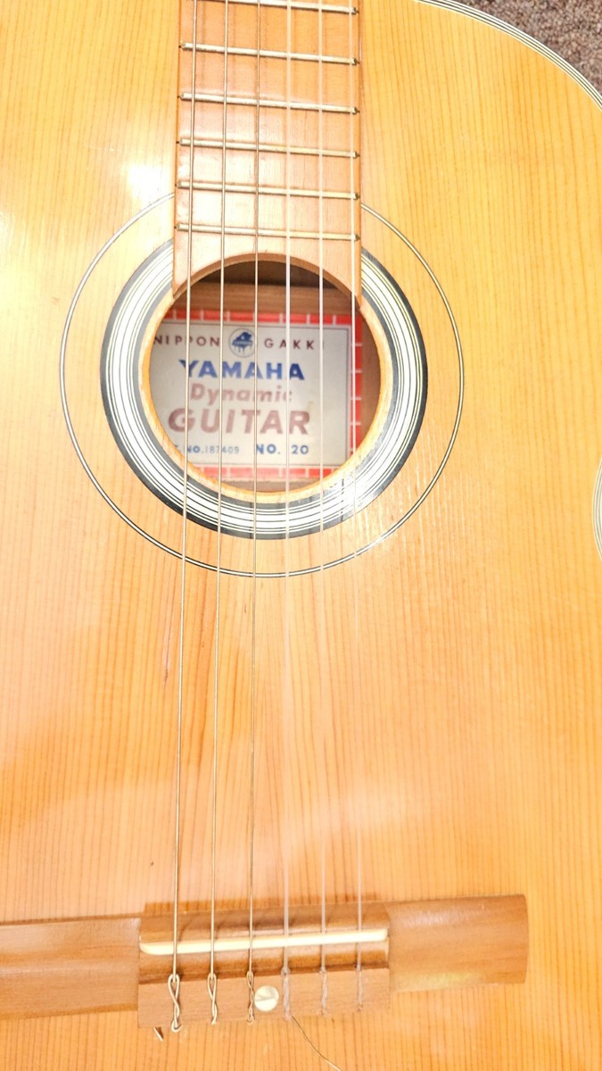Yamaha Dynamic Guitar No.20 Classical Acoustic Japan Vintage