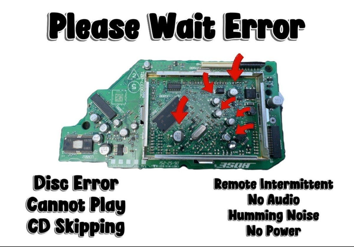 Bose Wave Music System AWRCC1 AWRCC2 Capacitor Repair Kit CD