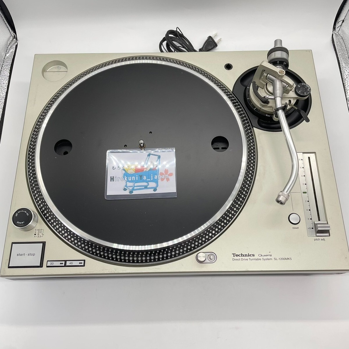 Technics SL-1200 MK5 +ミキサー、BEHRINGERミキサー Technics SL-1200