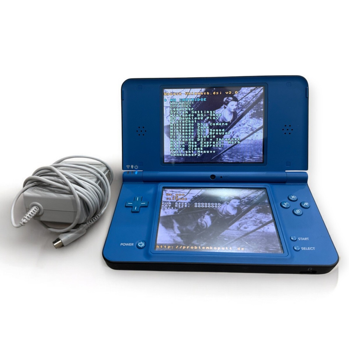 Nintendo 3DS 青 本体 + ソフト2本+DL済ソフト2本+充電器付 任天堂 3DS