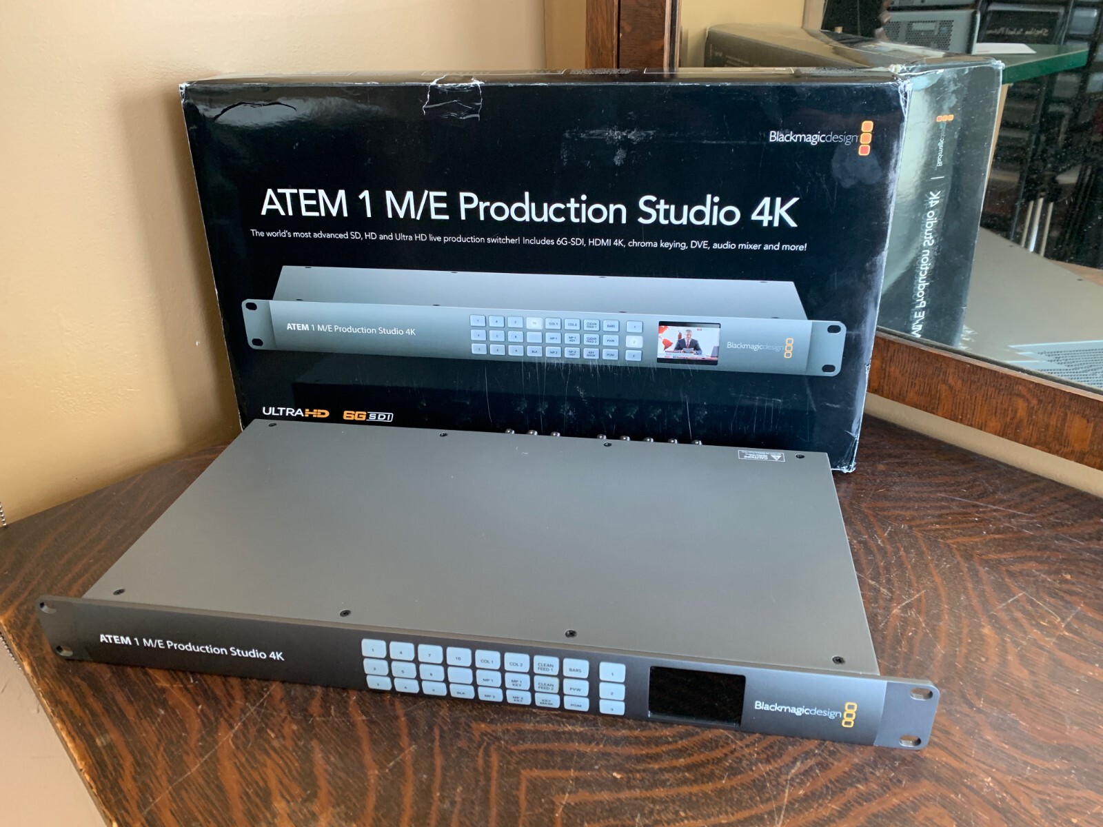 Blackmagic Design ATEM 1 M/E Production Studio 4K Switcher w