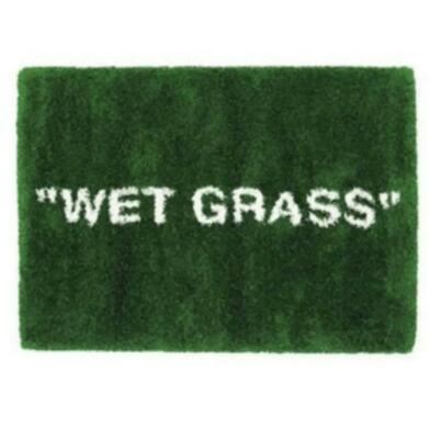 Virgil Abloh x Ikea Markerad Wet Grass Rug Green OFF White Limited