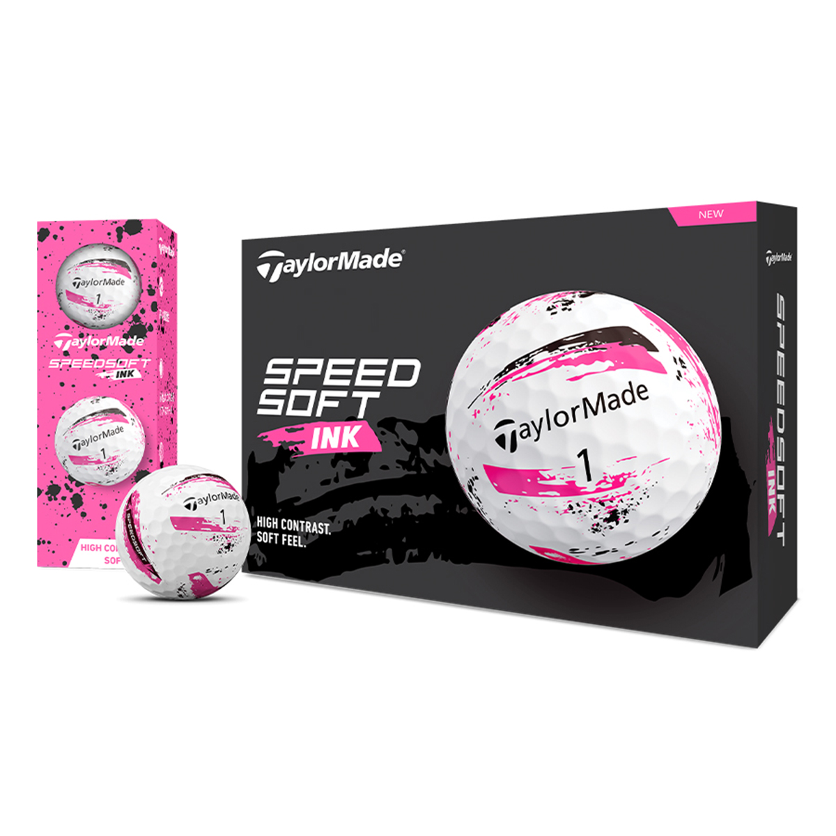 テーラーメイド SPEEDSOFT INK（スピードソフト インク）ボールの試打