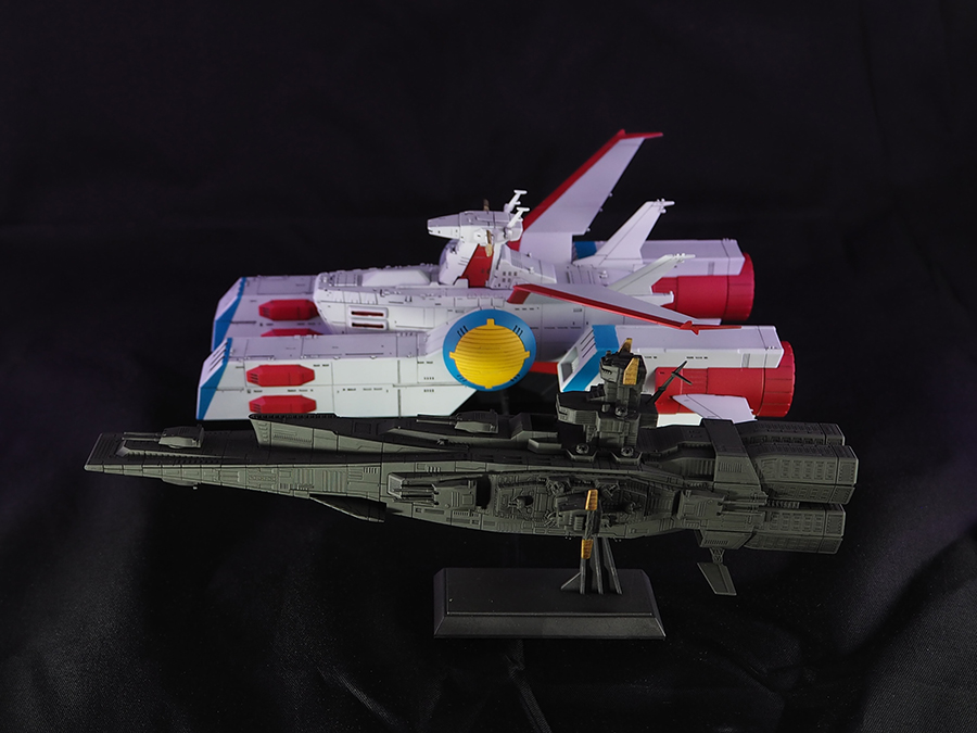 BANDAI｜バンダイ] EXモデル 1/1700 サラミス＆マゼランを作る ③ 完成