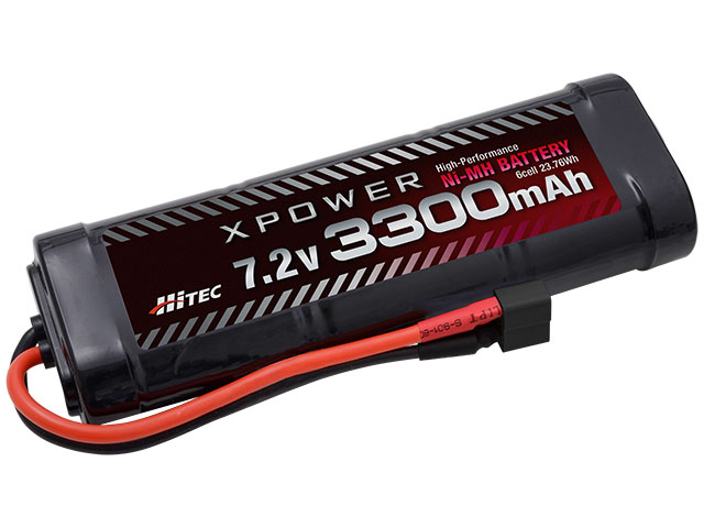 XPOWER Ni-MH 7.2V 3300mAh タミヤタイプコネクター | Hitec Multiplex