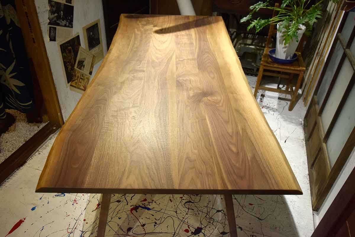 ウォールナット耳付きテーブル Kitoki | 大川人気のおすすめ家具屋