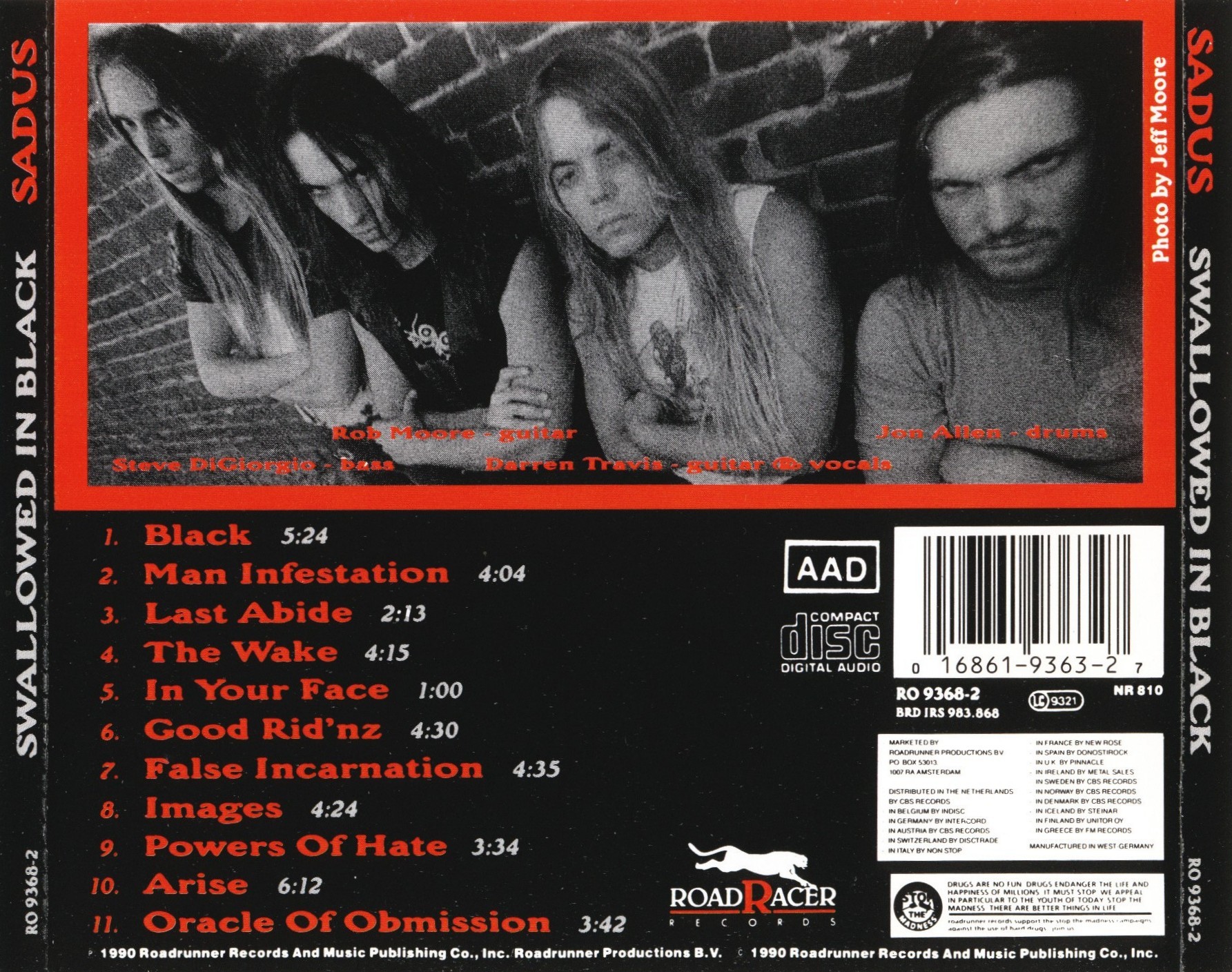 RETRO TUESDAYS: Sadus – Swallowed in Black (1990)