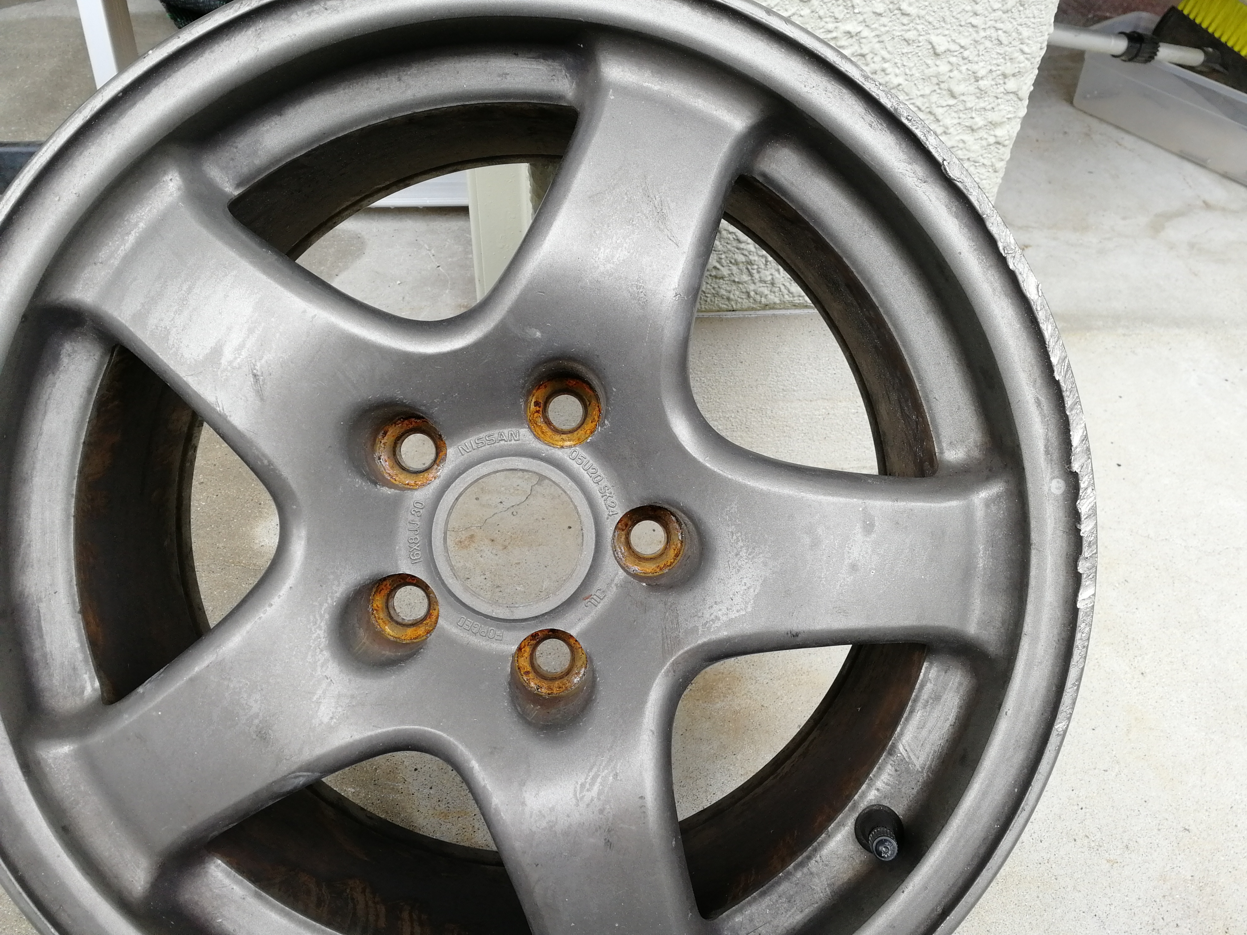 BNR32 純正ホイール 純正色再塗装リペア・リメイク 愛知県 知立市 | 彩