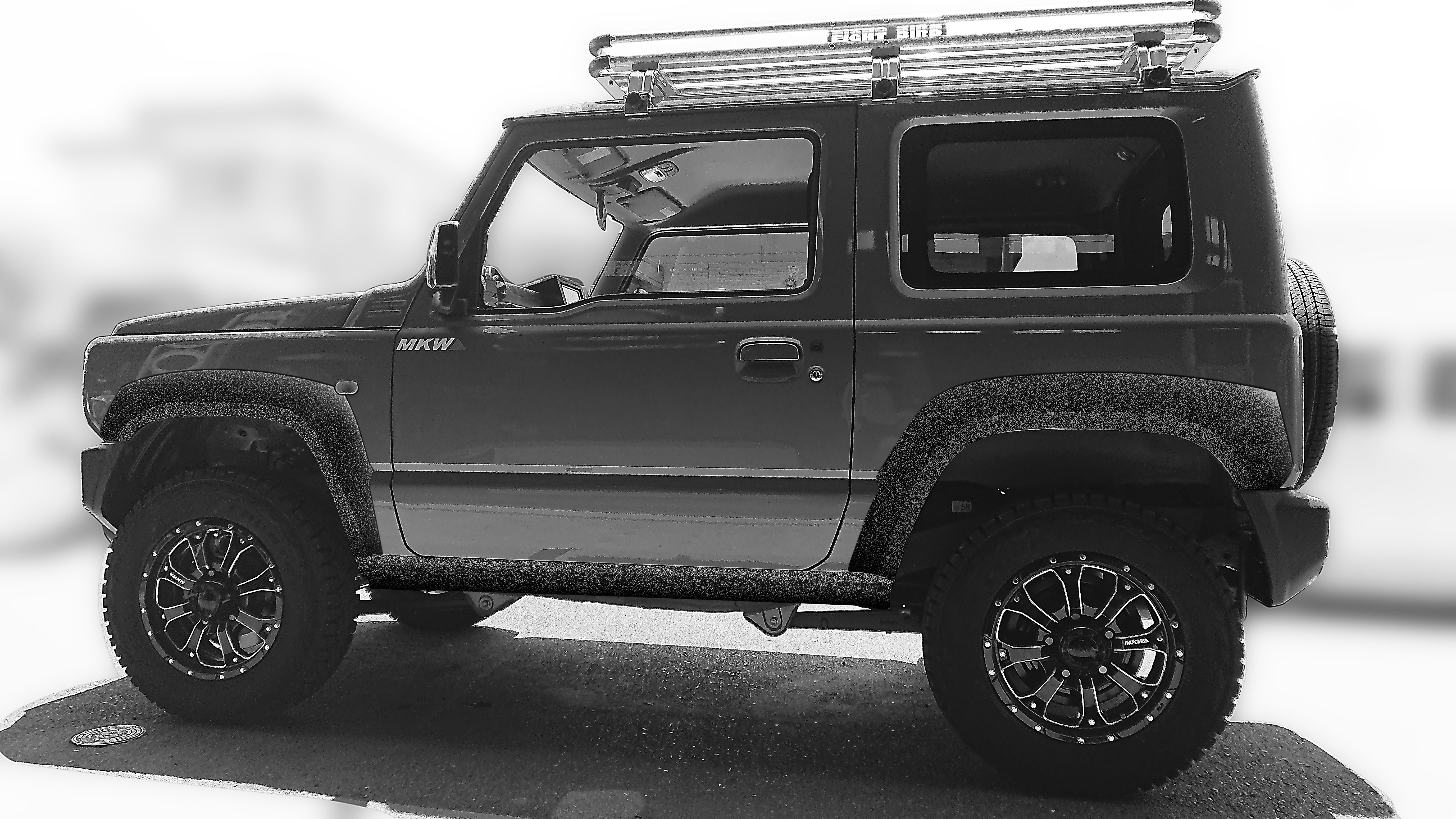 JB64 新型ジムニー 車検対応オーバーフェンダー 型取開始！ – SILKROAD