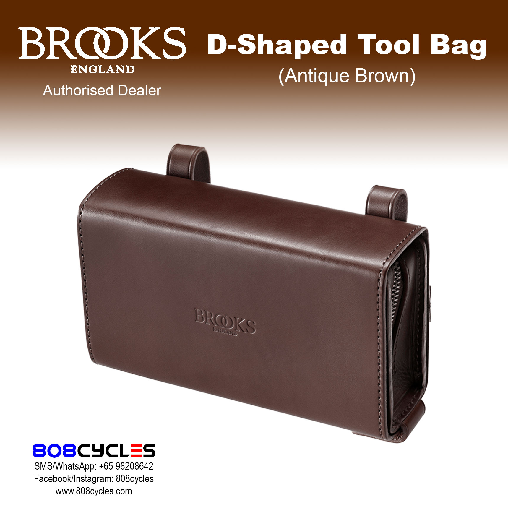 Brooks Tool Bag D-Shaped – 808 Cycles