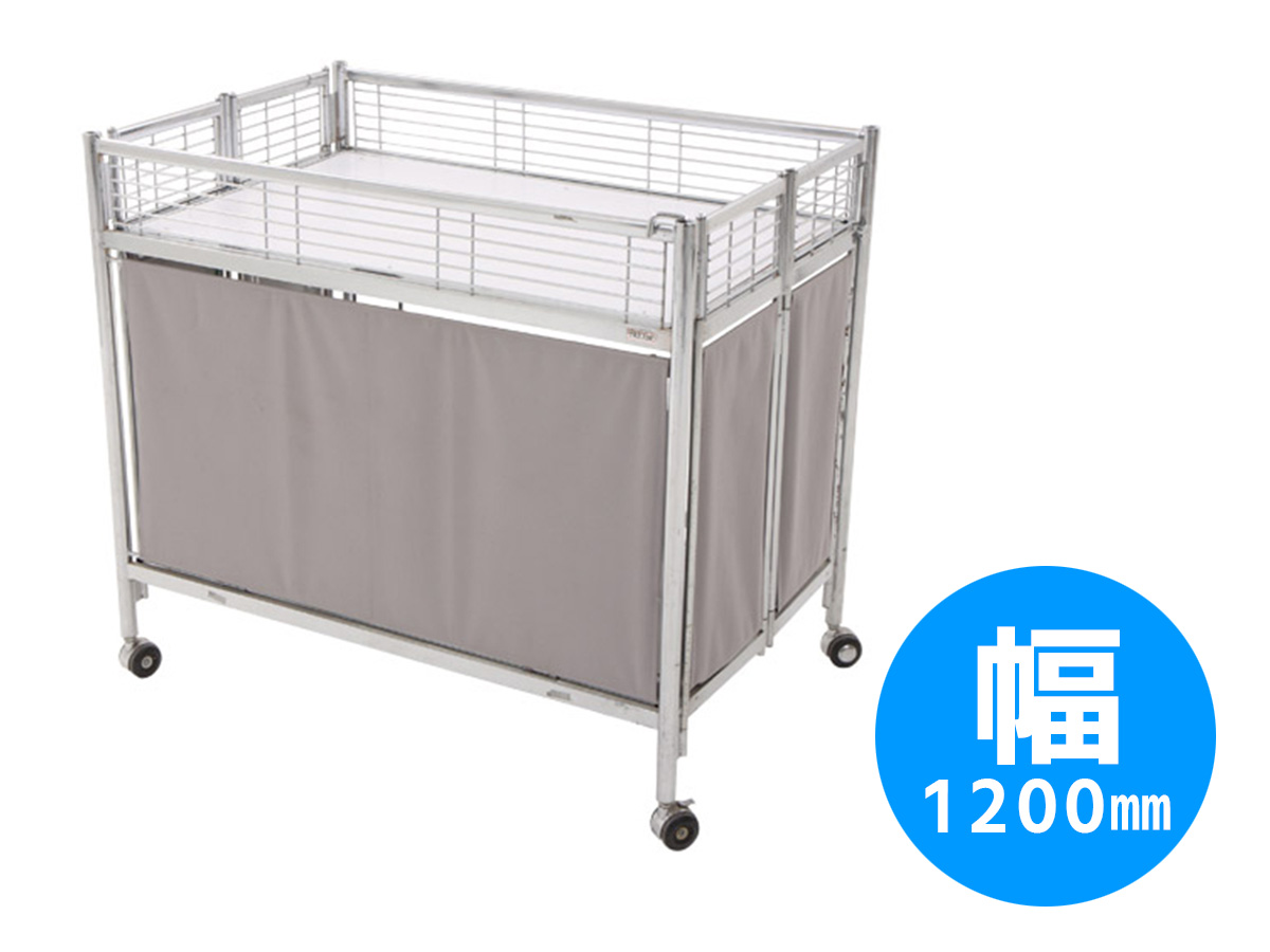折りたたみワゴン(3尺/グレー) レンタル - 東京 大阪 名古屋 全国対応