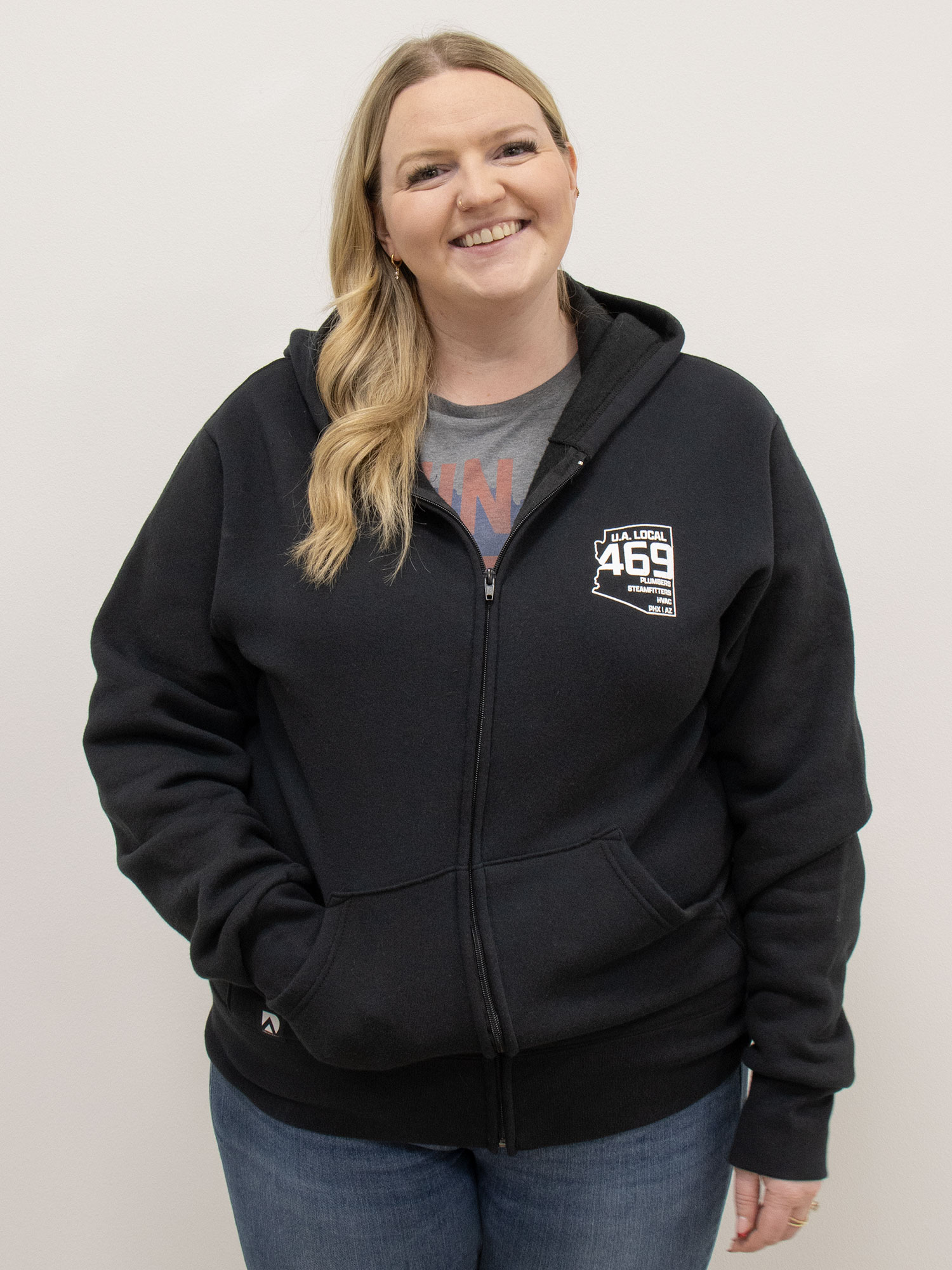Hooded Zip Up Hoodies - UA Local 469 Merch Store