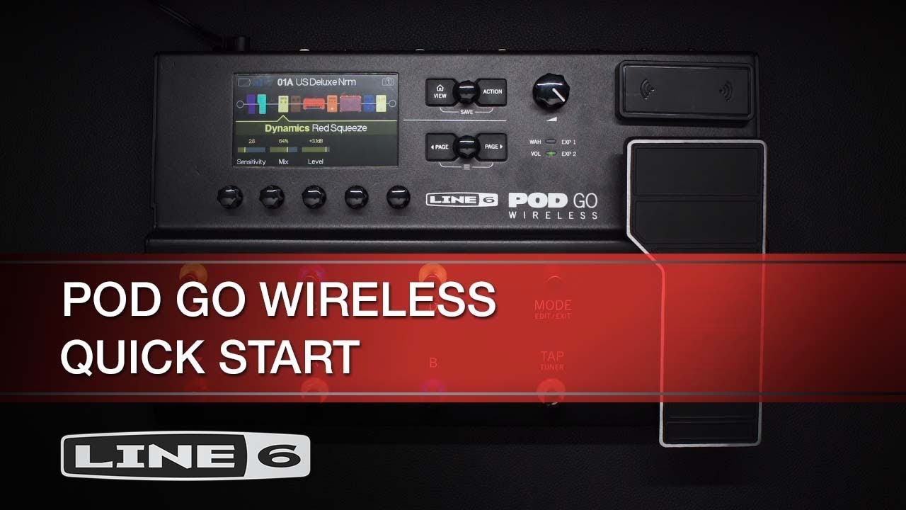 Line 6 POD GO ワイヤレス 箱無し (アダプター・説明書あり) Line 6