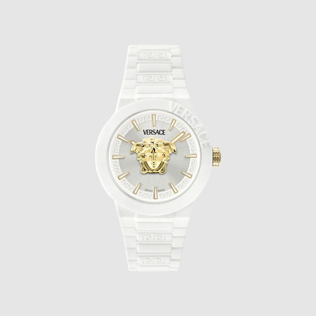 Versace White V-Pop Silicone Watch – ICETIME LUXE