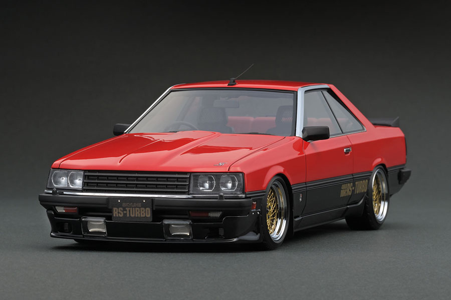 IG0982 1/18 Nissan Skyline 2000 RS-Turbo (R30) Red | LINE UP
