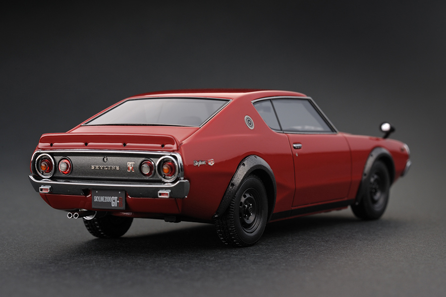 IG0031 1/43 Nissan SKYLINE 2000 GT-R (KPGC110) Red | LINE UP