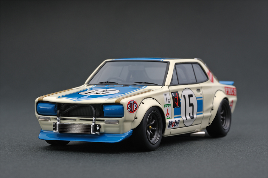 IG0165 1/43 Nissan Skyline 2000 GT-R (KPGC10) (#15) 1972 Fuji