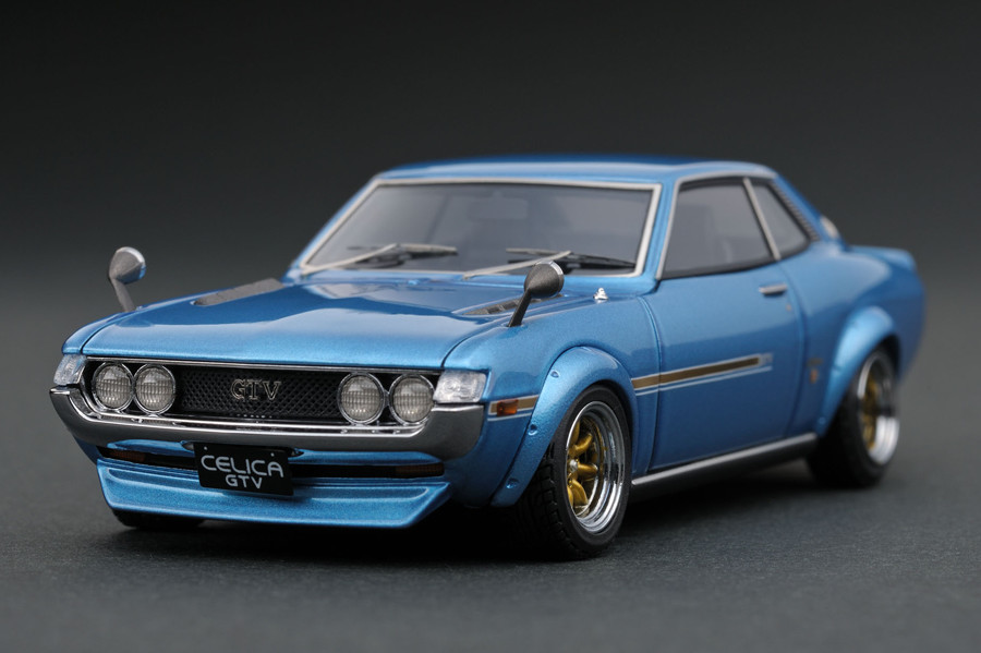 IG0193 1/43 Toyota Celica 1600GTV (TA22) Blue | LINE UP | ignition