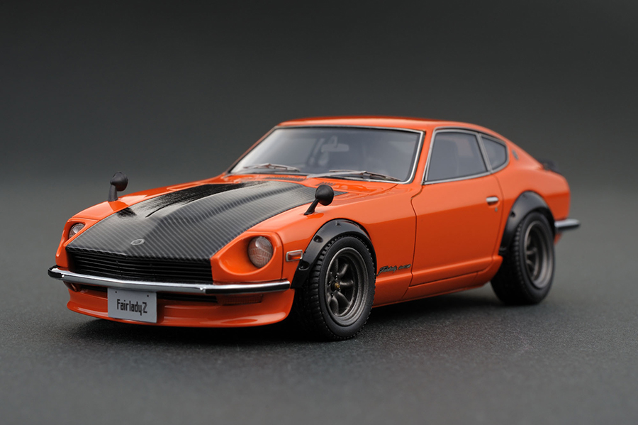 IG0239 1/43 Nissan Fairlady Z (S30) Orange | LINE UP | ignition