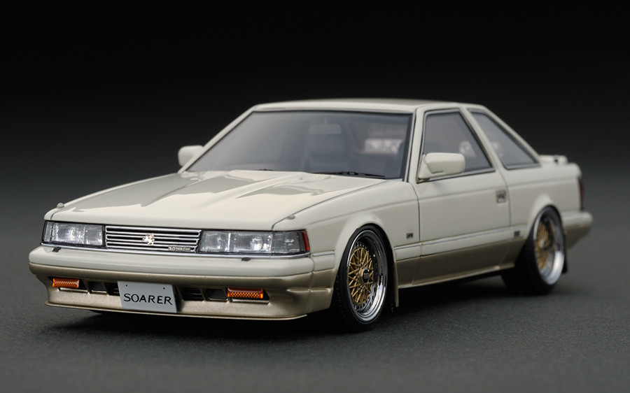 IG0365 1/43 Toyota Soarer 3.0 GT Limited (GZ10) White Two‐tone