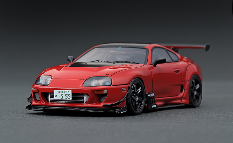 IG1431 1/43 Toyota Supra (JZA80) RZ Orido-Street Ver. Red | LINE