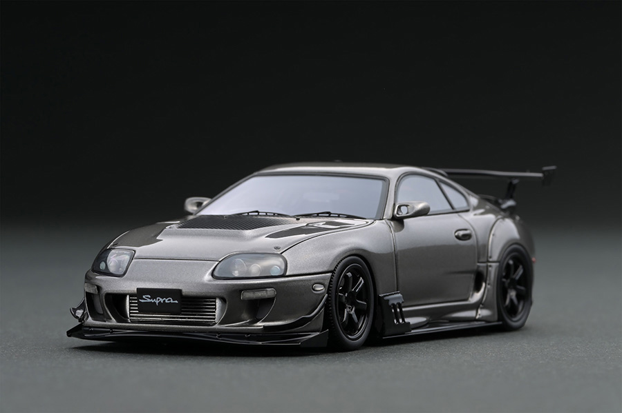 IG1976 1/43 Toyota Supra (JZA80) RZ Gray Metallic | LINE UP