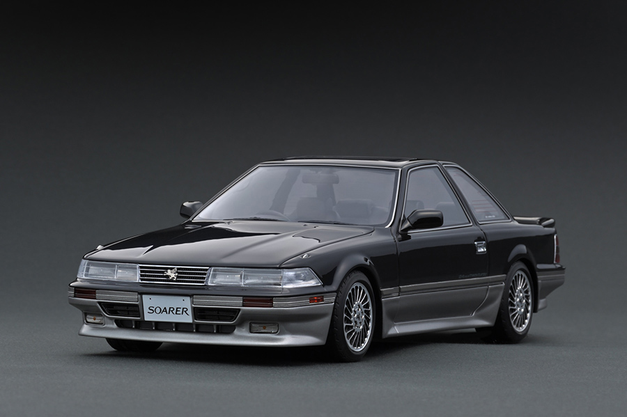 IG1329 1/18 Toyota Soarer (Z20) 2.0GT-TWIN TURBO L Black/Silver