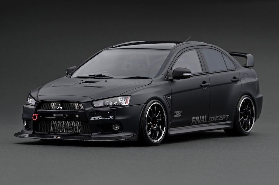 IG2296 1/18 Mitsubishi Lancer Evolution X (CZ4A) Matte Black