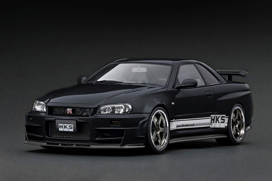 IG3228 1/18 Nissan skyline GT-R (BNR34) Black | LINE UP | [公式