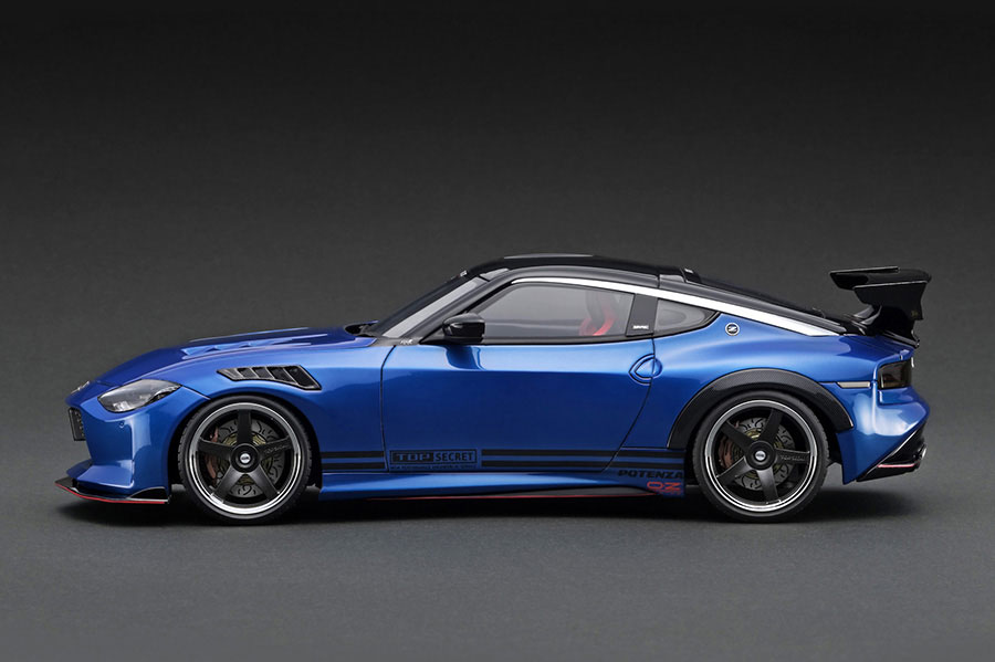 IG3386 1/18 TOP SECRET Fairlady Z (RZ34) Blue Metallic | LINE UP