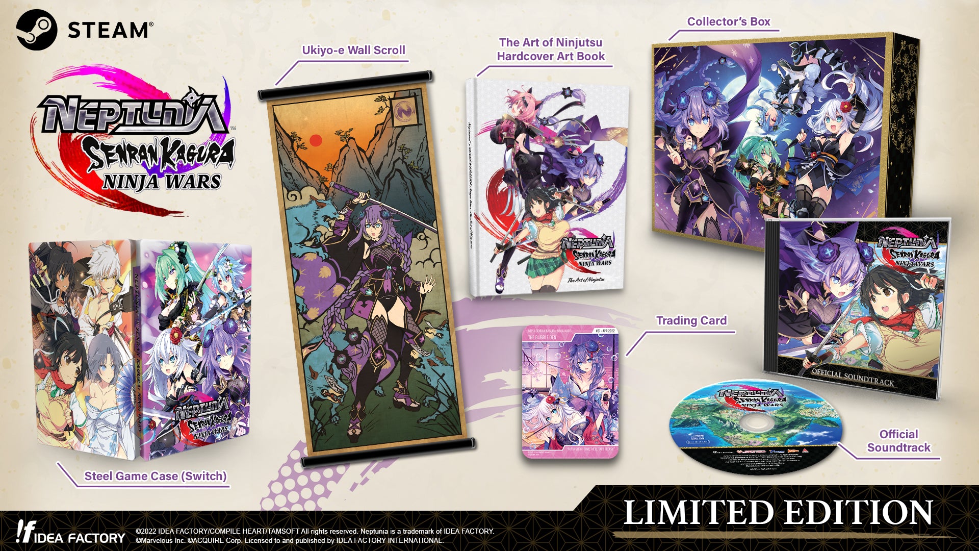 Neptunia x SENRAN KAGURA: Ninja Wars Limited Edition (Switch/Steam