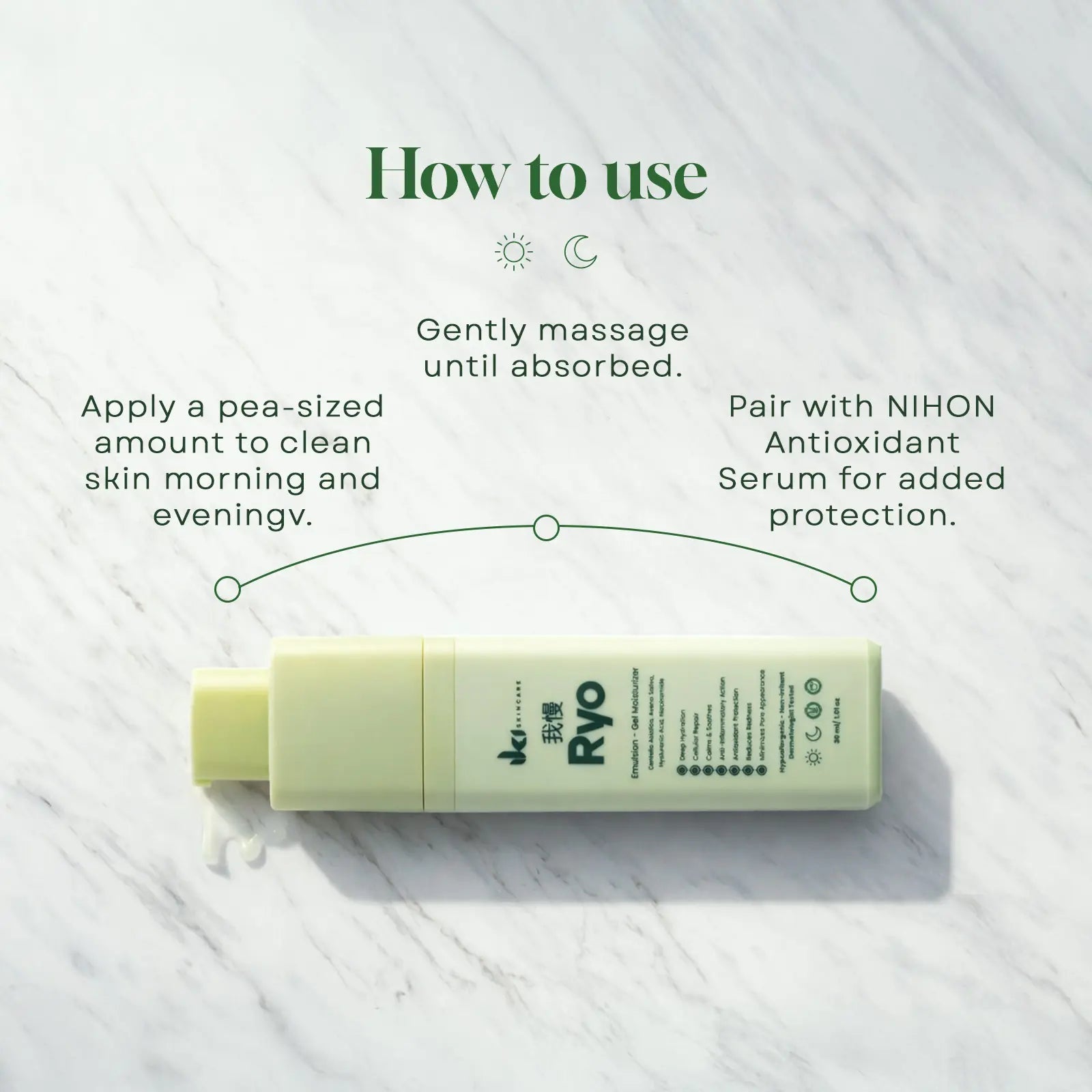 Ryo Emulsion Gel Moisturizer | Hydrating & Calming Skin Care – IKI