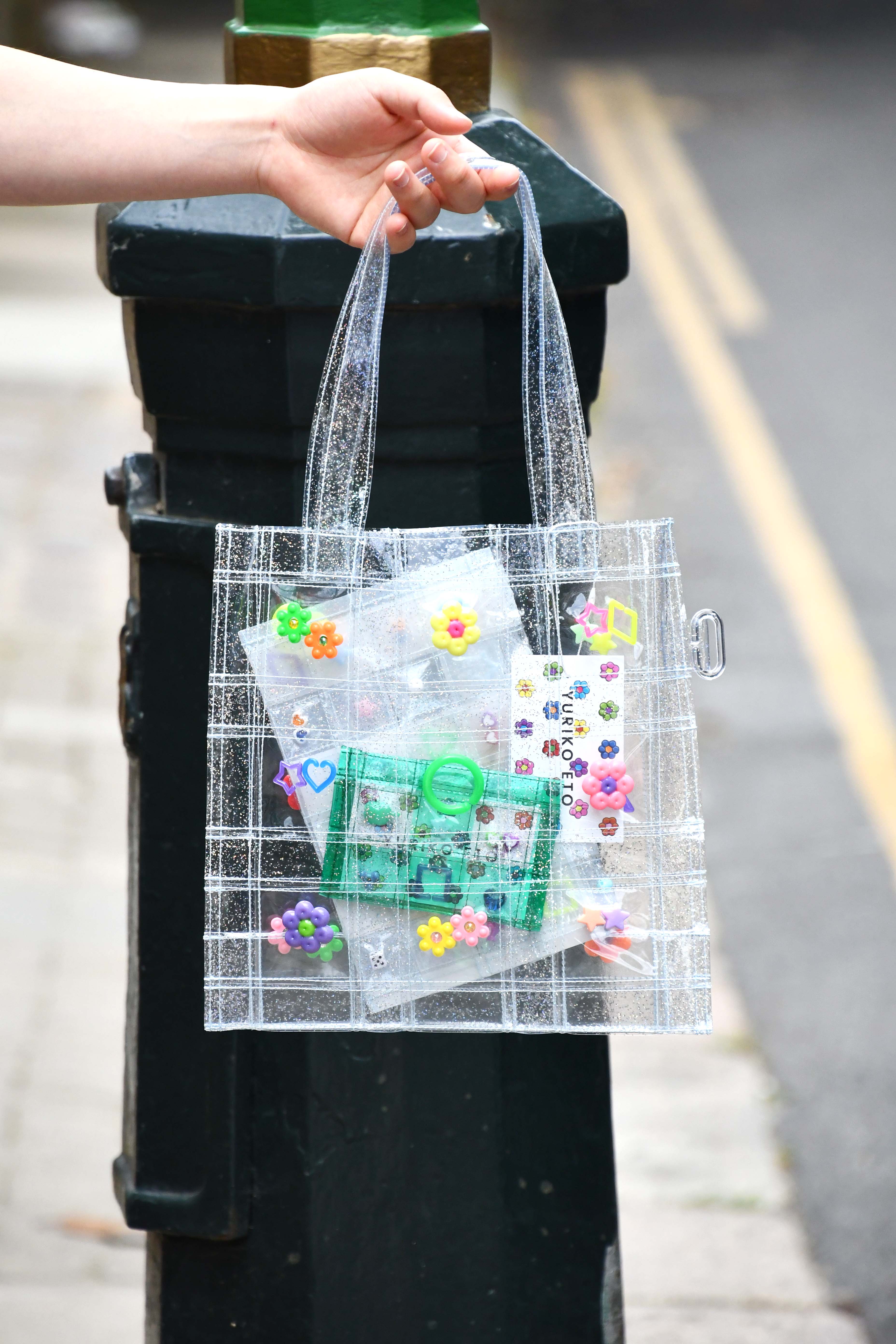 YURIKO ETO] PVC Bag with Charms - Clear – iii Design Shop